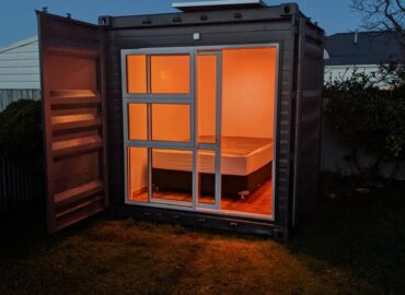 Off grid 10 ft container/ sleep-out / office